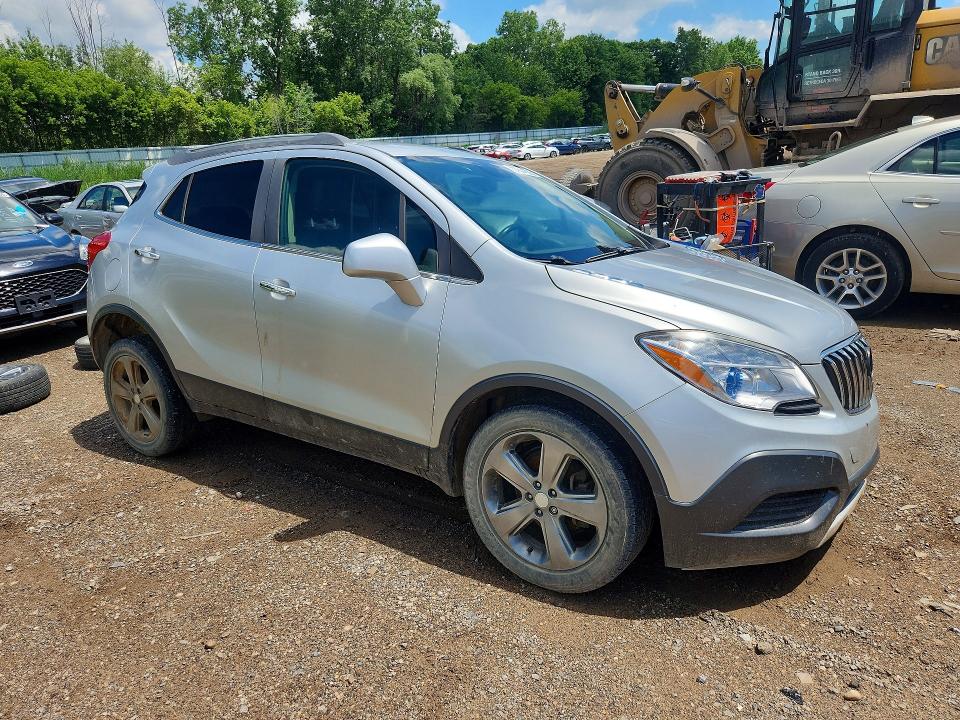 2013 Buick Encore VIN KL4CJASB8DB185837 COPART salvage auction — FRONT END, Mi - Certificate Of Title, sold $475 on 2026-07-22 (photo 4)