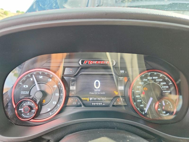 2021 Ram 1500 VIN 1C6SRFLT7MN558645 COPART salvage auction — FRONT END, Co - Salvage Title, sold $14,600 on 2026-07-27 (photo 9)