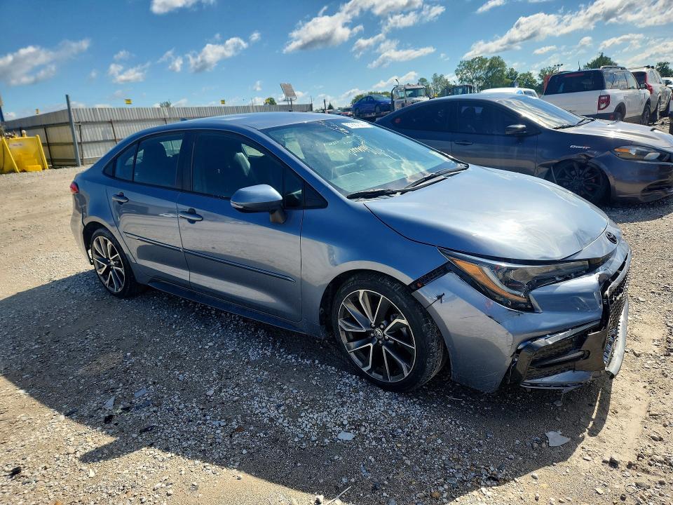 2021 Toyota Corolla VIN 5YFS4MCE1MP095577 COPART salvage auction — FRONT END, Salvage Title, sold $10,900 on 2026-07-17 (photo 4)