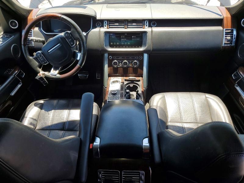 2017 Land rover RANGE ROVER VIN SALGS2FE3HA329605 COPART salvage auction — NORMAL WEAR, Al - Certificate Of Title (P), sold $7,800 on 2026-07-28 (photo 8)
