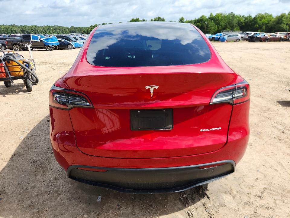 2022 Tesla Model y VIN 7SAYGDEE6NF559803 COPART salvage auction — FRONT END, FL - CERT OF TITLE SLVG REBUILDABLE, sold $6,100 on 2026-07-24 (photo 6)