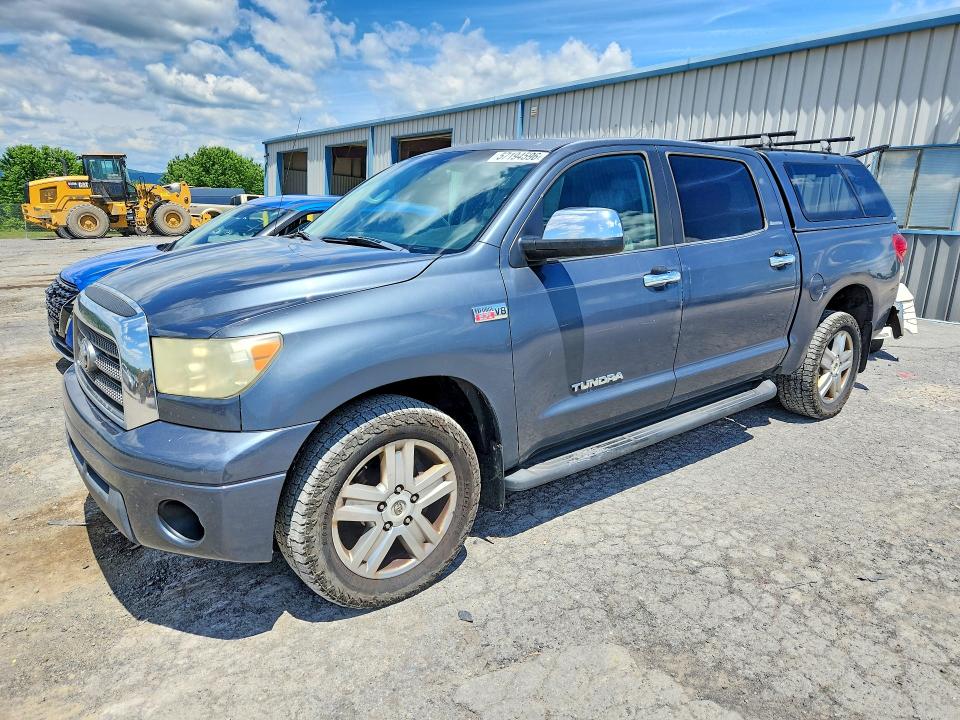 2007 Toyota Tundra VIN 5TBDV58137S458337 COPART salvage auction — REAR END, PA - CERTIFICATE OF SALVAGE, sold $3,300 on 2026-07-10 (photo 1)