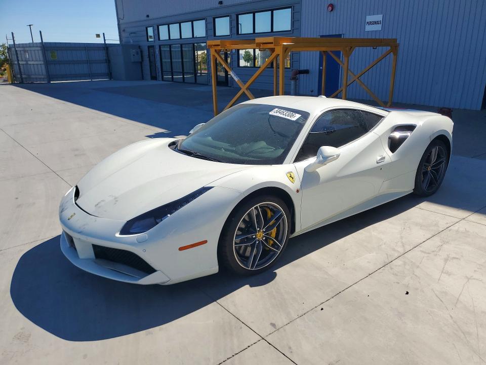 2018 Ferrari 488 VIN ZFF79ALA8J0230984 — COPART salvage auction photo