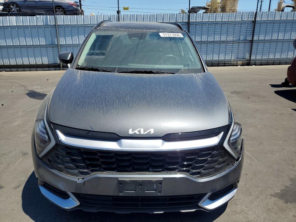 2024 Kia Sportage VIN KNDPVCDG1R7120001 COPART salvage auction — FRONT END, Ca - Salvage Certificate, sold $300 on 2026-07-27 (photo 5)