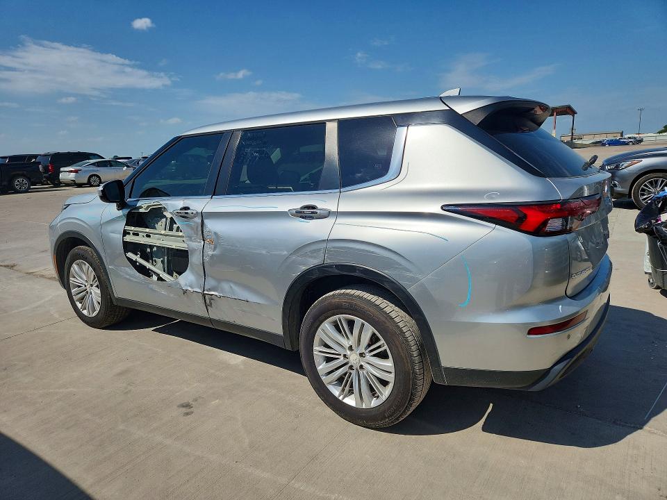 2022 Mitsubishi Outlander VIN JA4J3TA85NZ015236 COPART salvage auction — SIDE, Tx - Certificate Of Title (P), sold $550 on 2026-07-23 (photo 2)