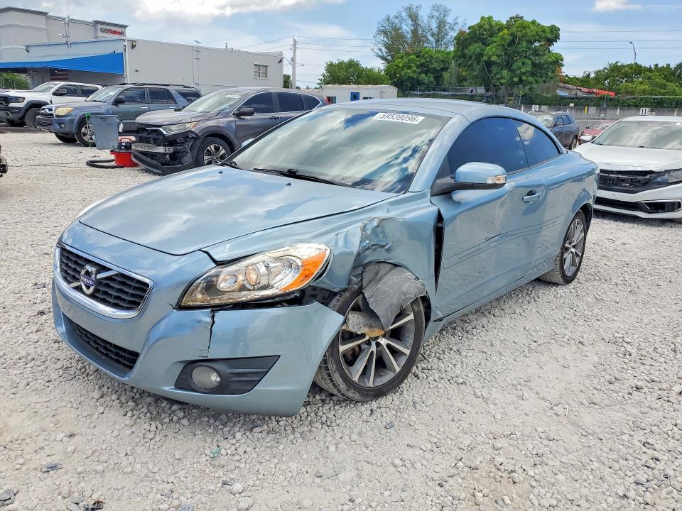 2012 Volvo C70 VIN YV1672MC1CJ127340 COPART salvage auction — SIDE, Fl - Cert Of Title Slvg Rebuildable, sold $400 on 2026-07-17 (photo 1)