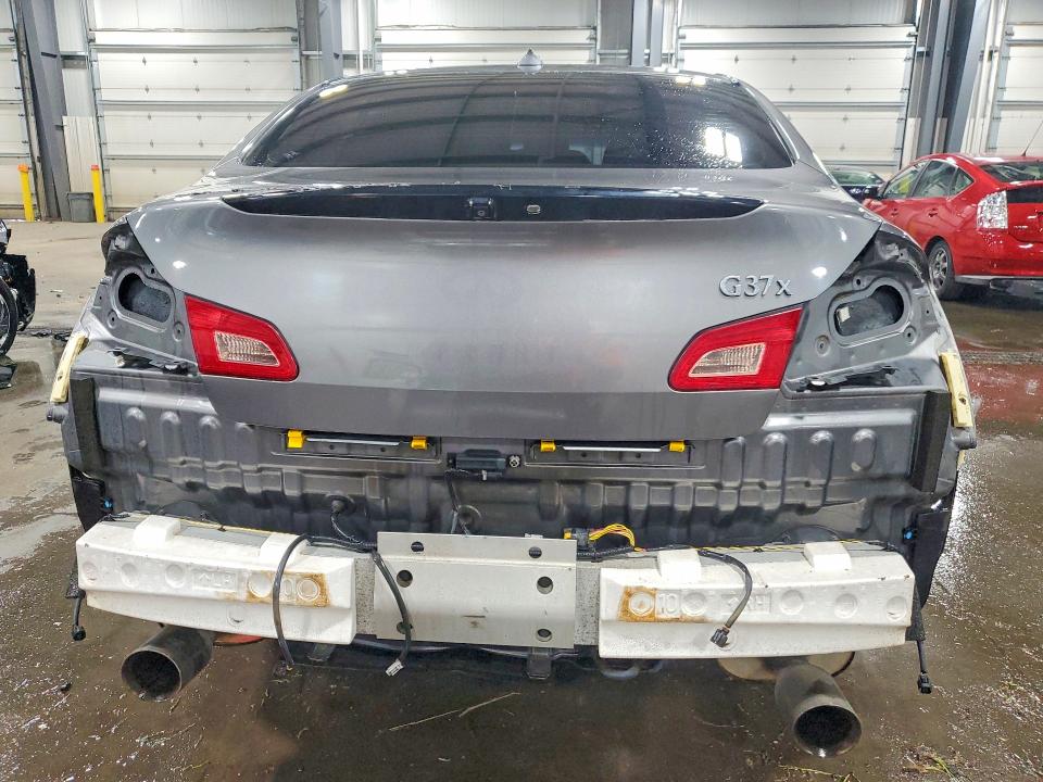 2013 Infiniti G VIN JN1CV6AR1DM750443 COPART salvage auction — REAR END, Mn - Cert Of Title-Pr Salv Flood, sold $2,100 on 2026-07-16 (photo 6)
