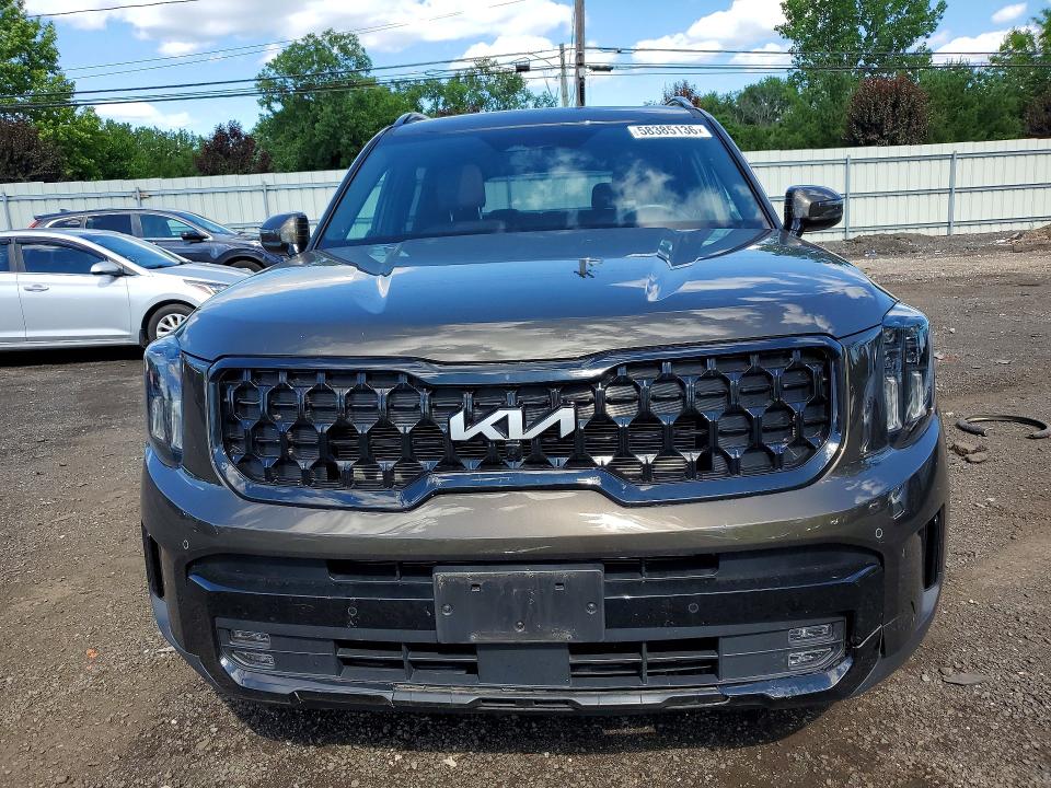 2024 Kia Telluride VIN 5XYP5DGC2RG471548 COPART salvage auction — REAR END, Ct - Cert Of Title-Salvage, sold $725 on 2026-07-31 (photo 5)