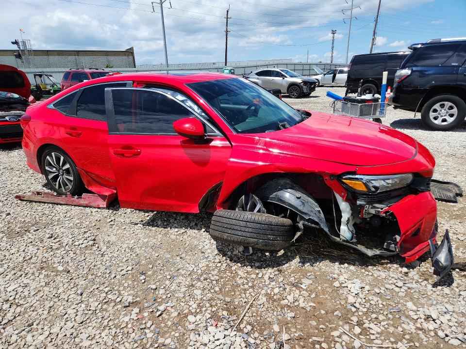 2022 Honda Civic VIN 2HGFE1F75NH304564 COPART salvage auction — FRONT END, OH - CERT OF TITLE-SALVAGE, sold $3,150 on 2026-07-02 (photo 4)