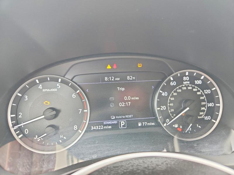 2019 Infiniti Qx50 VIN 3PCAJ5M30KF111736 COPART salvage auction — FRONT END, Tx - Certificate Of Title, sold $8,800 on 2026-07-10 (photo 9)