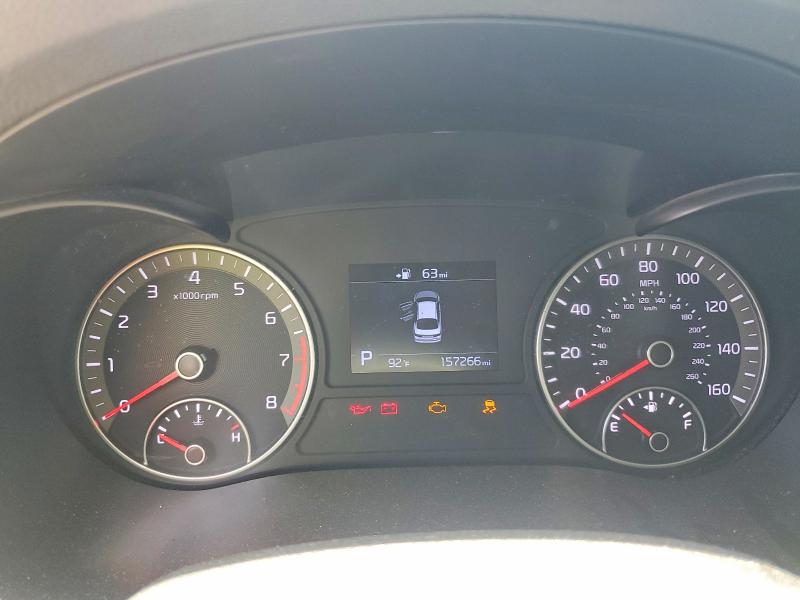 2019 Kia Optima VIN 5XXGT4L34KG280347 COPART salvage auction — MINOR DENT/SCRATCHES, Fl - Certificate Of Title (P), sold $1,000 on 2026-07-07 (photo 9)