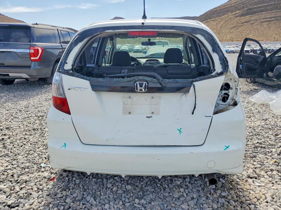 2012 Honda Fit VIN JHMGE8G38CC027477 COPART salvage auction — REAR END, Ca - Salvage Certificate, sold $1,650 on 2026-07-13 (photo 6)