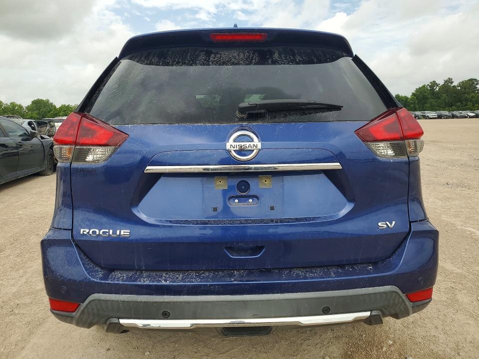 2020 Nissan Rogue VIN KNMAT2MT5LP537065 COPART salvage auction — FRONT END, TX - SALVAGE VEHICLE TITLE, sold $4,200 on 2026-07-24 (photo 6)