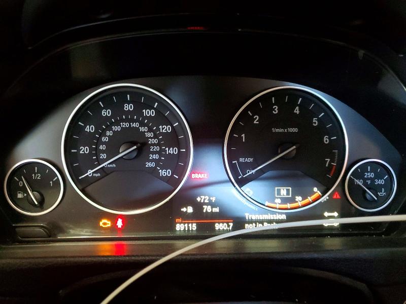 2016 BMW 3er VIN WBA8E5G57GNT41926 COPART salvage auction — MINOR DENT/SCRATCHES, Va - Cert Of Title - Salvage, sold $275 on 2026-07-17 (photo 9)