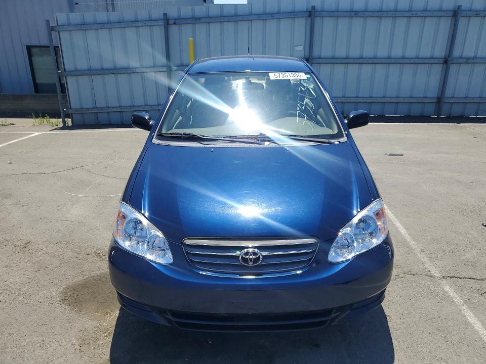 2003 Toyota Corolla VIN JTDBR32E630032982 COPART salvage auction — MINOR DENT/SCRATCHES, Ca - Salvage Certificate, sold $850 on 2026-07-06 (photo 5)