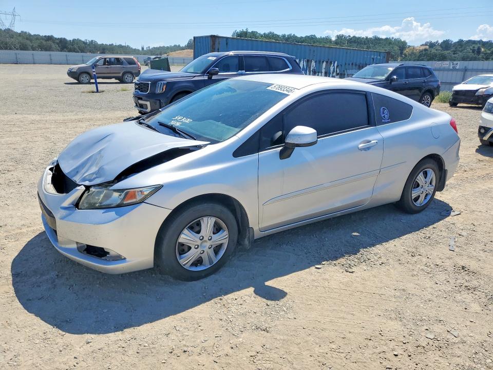 2013 Honda Civic VIN 2HGFG3B59DH515341 COPART salvage auction — FRONT END, Ca - Salvage Certificate, sold $1,150 on 2026-07-02 (photo 1)