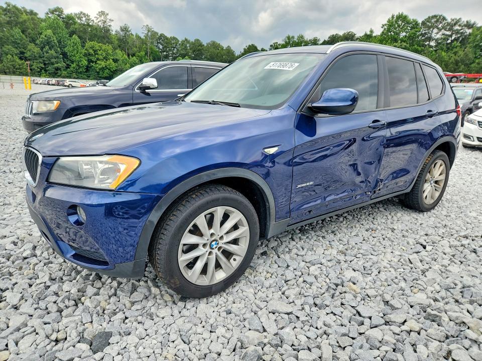 2013 BMW X3 VIN 5UXWX9C5XD0A11970 COPART salvage auction — SIDE, Ga - Cert Of Title-Salvage, sold $2,150 on 2026-07-28 (photo 1)
