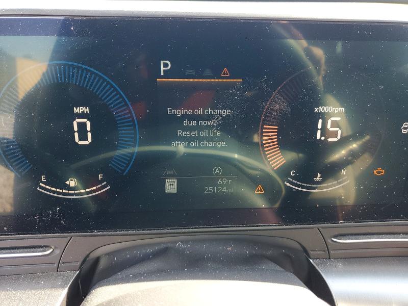 2024 Hyundai VIN KM8HACAB0RU144960 COPART salvage auction — FRONT END, Oh - Cert Of Title-Salvage, sold $6,500 on 2026-07-14 (photo 9)