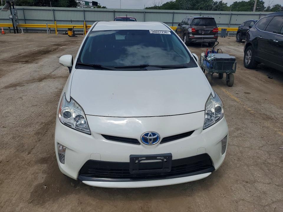2015 Toyota Prius VIN JTDKN3DUXF0414968 COPART salvage auction — HAIL, Ks - Cert Of Title-Salvage, sold $2,100 on 2026-07-27 (photo 5)
