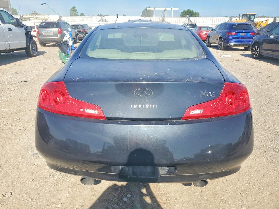 2006 Infiniti G35 VIN JNKCV54E26M711152 COPART salvage auction — HAIL, MO - SALVAGE CERTIFICATE OF TITLE, sold $200 on 2026-07-28 (photo 6)