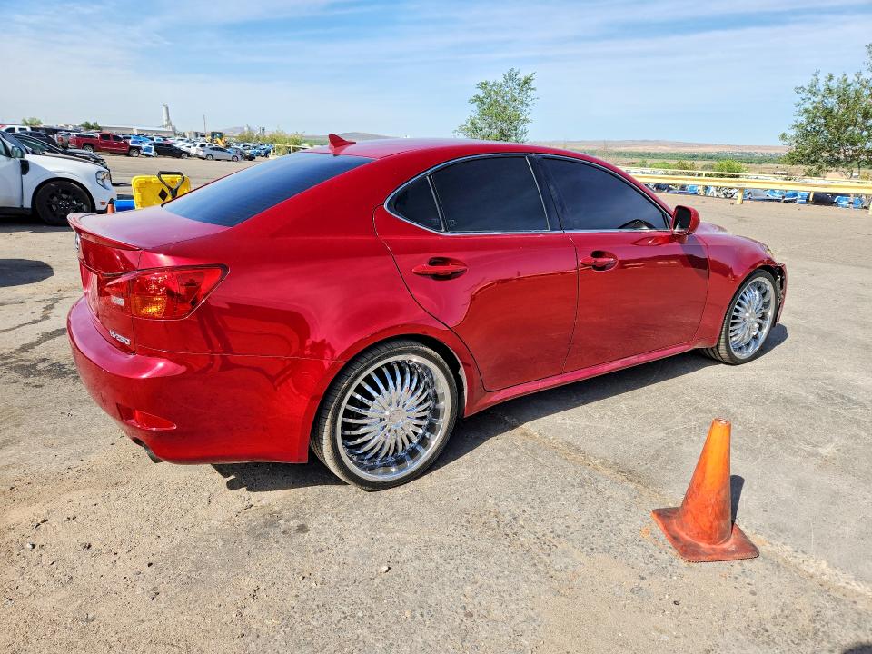 2007 Lexus Is VIN JTHBK262572028185 COPART salvage auction — FRONT END, Nm - Cert Of Title-Salvage, sold $3,200 on 2026-07-27 (photo 3)