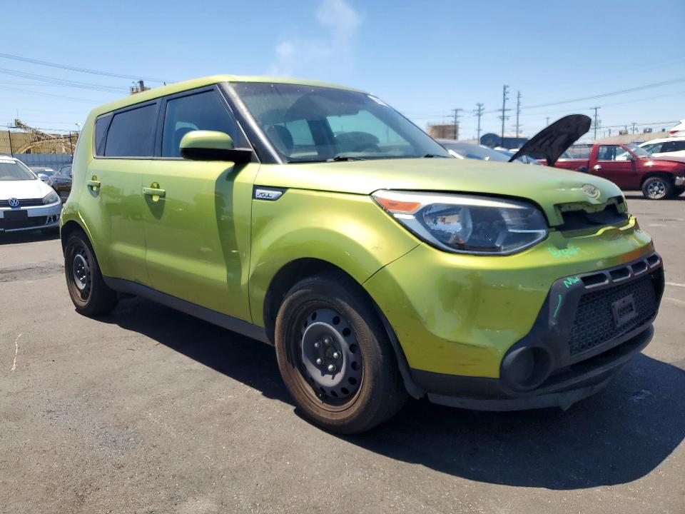 2015 Kia Soul VIN KNDJN2A23F7792498 COPART salvage auction — FRONT END, Co - Salvage Title, sold $1,300 on 2026-07-20 (photo 4)
