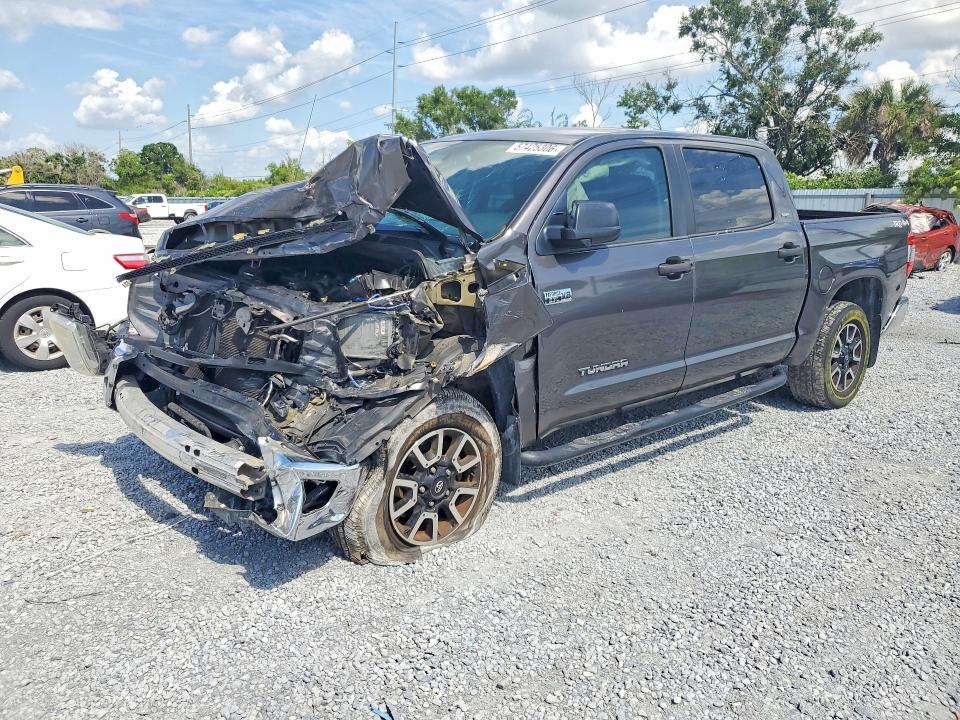2016 Toyota VIN 5TFDW5F10GX505129 COPART salvage auction — FRONT END, Salvage Title, sold $50 on 2026-07-21 (photo 1)