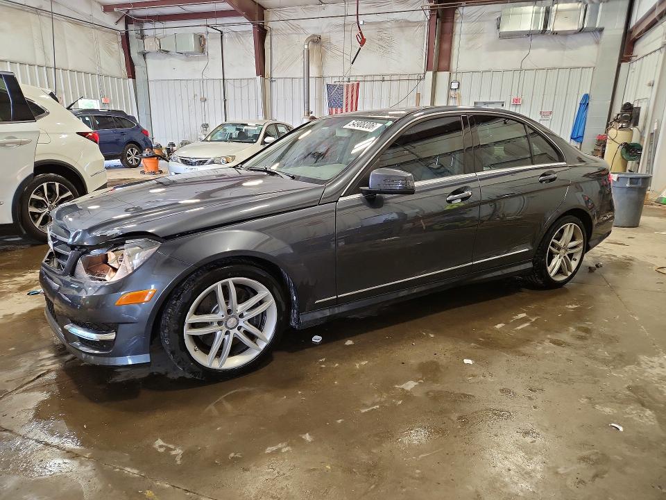 2014 Mercedes-benz C-klasse VIN WDDGF8AB4EA943432 COPART salvage auction — FRONT END, Wi - Certificate Of Title, sold $1,950 on 2026-07-13 (photo 1)