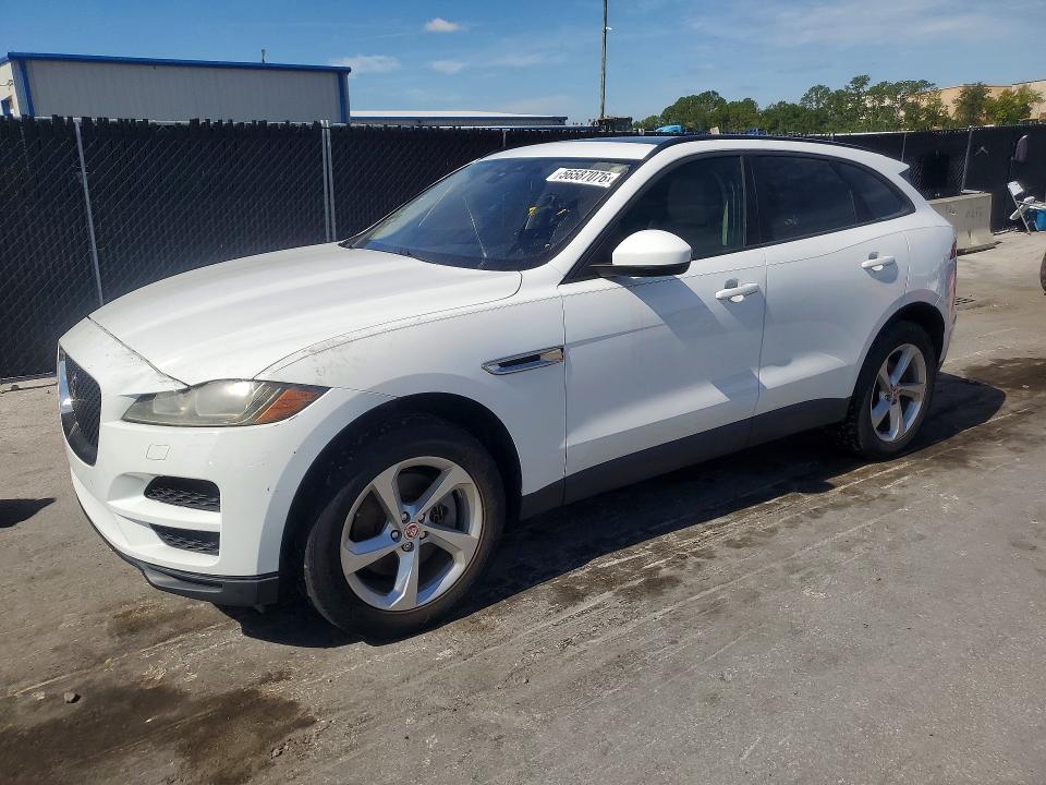 2017 Jaguar F-pace VIN SADCJ2BV4HA067080 COPART salvage auction — MINOR DENT/SCRATCHES, Fl - Certificate Of Title, sold $1,550 on 2026-07-21 (photo 1)