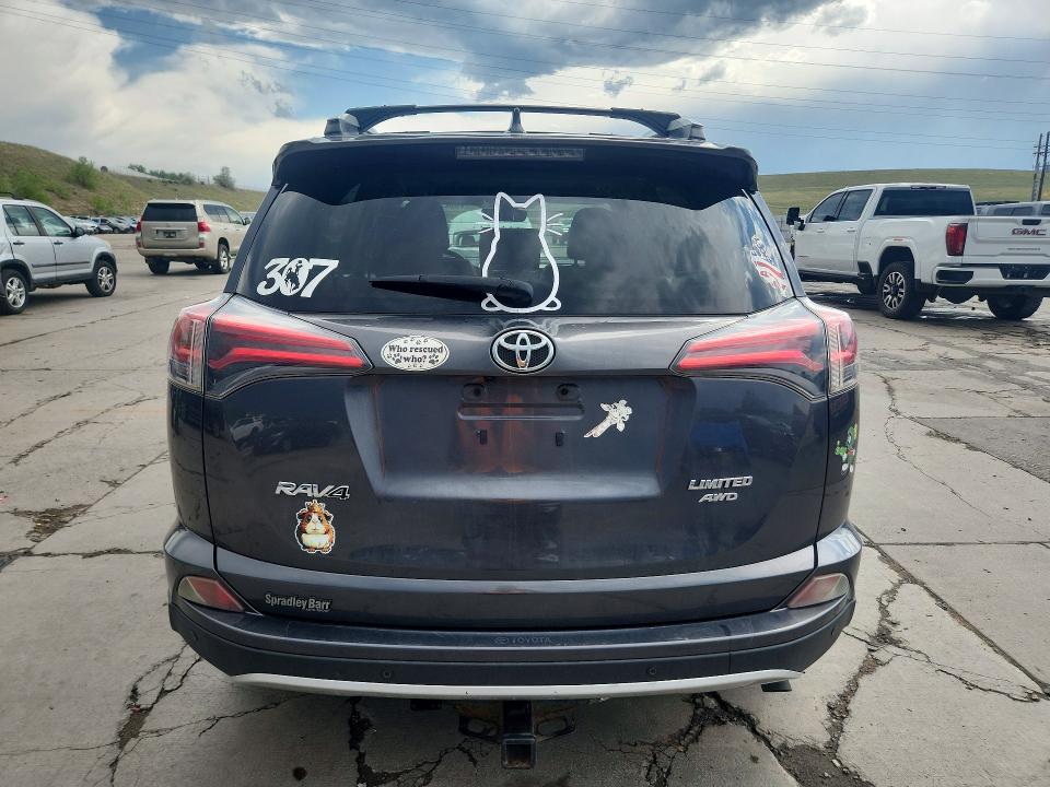 2016 Toyota Rav 4 VIN JTMDFREV8GD190335 COPART salvage auction — FRONT END, Wy - Dis/Dlr/Exp Only Clean Title, sold $6,000 on 2026-07-29 (photo 6)