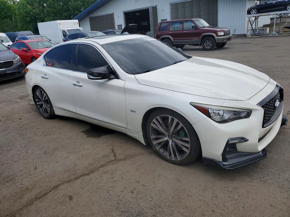 2018 Infiniti Q50 VIN JN1EV7AR2JM438402 COPART salvage auction — MINOR DENT/SCRATCHES, Va - Certificate Of Title (P), sold $5,400 on 2026-07-10 (photo 4)