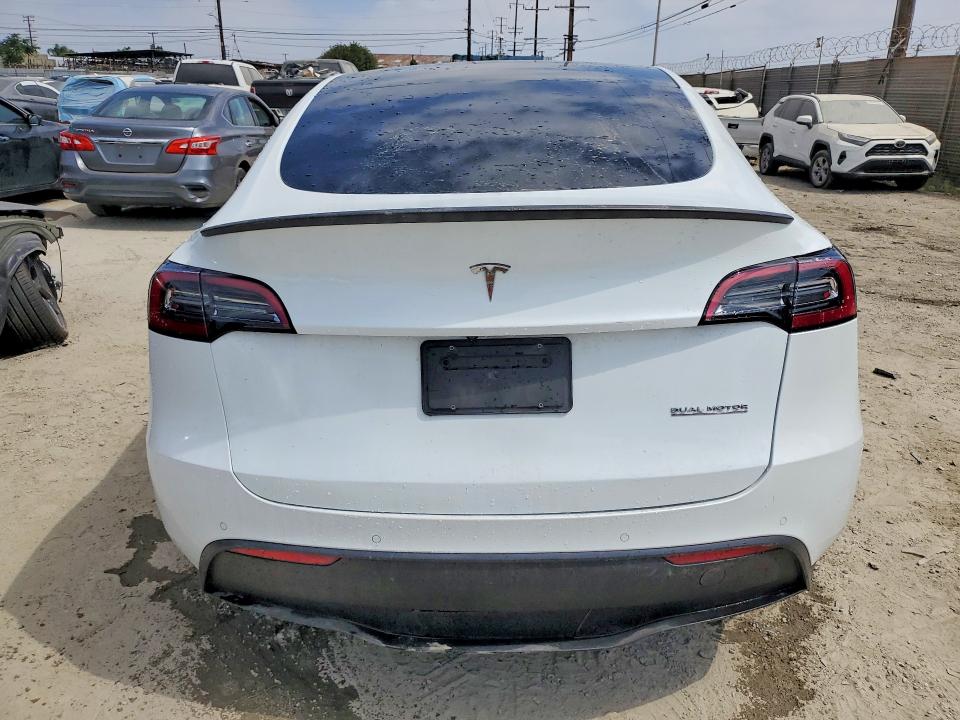 2022 Tesla Model y VIN 7SAYGDEE1NF355362 COPART salvage auction — FRONT END, Ca - Salvage Certificate, sold $9,500 on 2026-07-27 (photo 6)