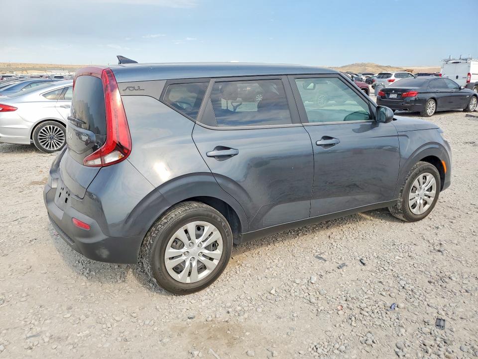 2022 Kia Soul VIN KNDJ23AU7N7828742 COPART salvage auction — REAR END, Ut - Salvage Certificate, sold $4,450 on 2026-07-10 (photo 3)