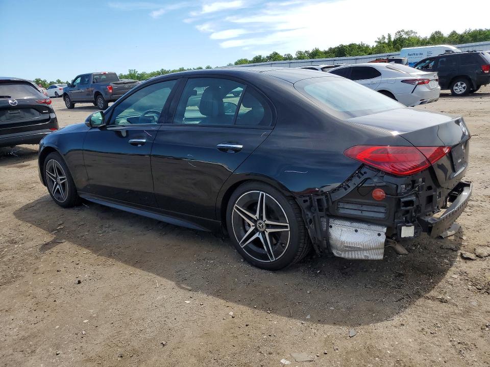 2023 Mercedes-benz C-klasse VIN W1KAF4GB4PR108599 COPART salvage auction — REAR END, Va - Cert Of Title - Salvage, sold $14,100 on 2026-07-29 (photo 2)