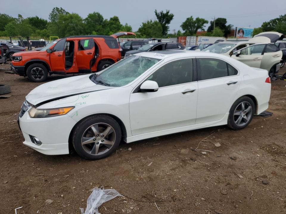 2014 Acura Tsx VIN JH4CU2F85EC000865 COPART salvage auction — FRONT END, Il - Salvage Certificate, sold $575 on 2026-07-10 (photo 1)