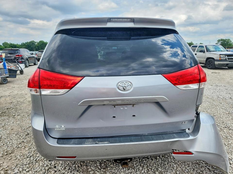2012 Toyota Sienna VIN 5TDKK3DC0CS221642 COPART salvage auction — SIDE, Oh - Cert Of Title-Salvage, sold $1,100 on 2026-07-02 (photo 6)