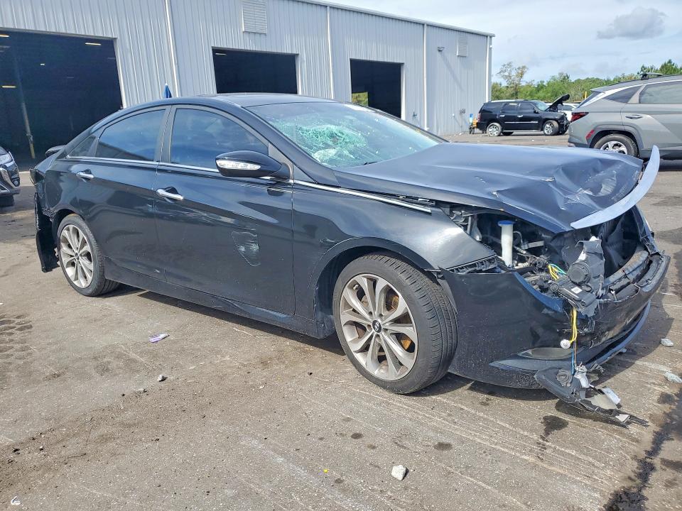 2014 Hyundai Sonata VIN 5NPEC4AB7EH879687 COPART salvage auction — FRONT END, Fl - Cert Of Title Slvg Rebuildable, sold $875 on 2026-07-06 (photo 4)