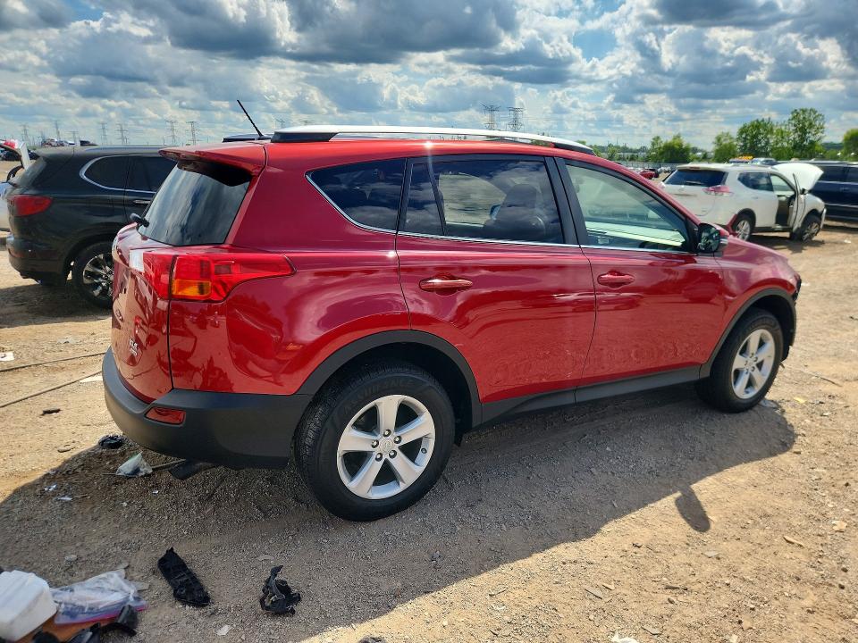 2014 Toyota VIN JTMRFREV7EJ005311 COPART salvage auction — FRONT END, Il - Salvage Certificate, sold $4,300 on 2026-07-28 (photo 3)