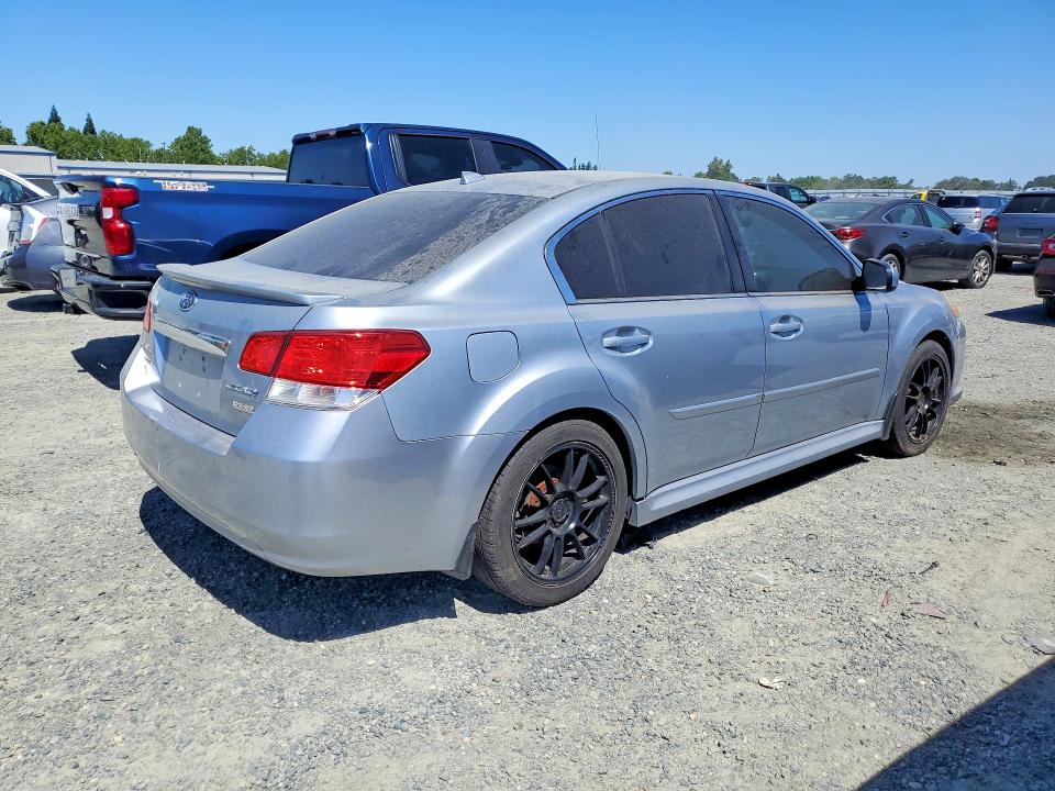 2014 Subaru LEGACY VIN 4S3BMBL65E3015608 COPART salvage auction — REAR END, Ca - Salvage Certificate, sold $250 on 2026-07-09 (photo 3)