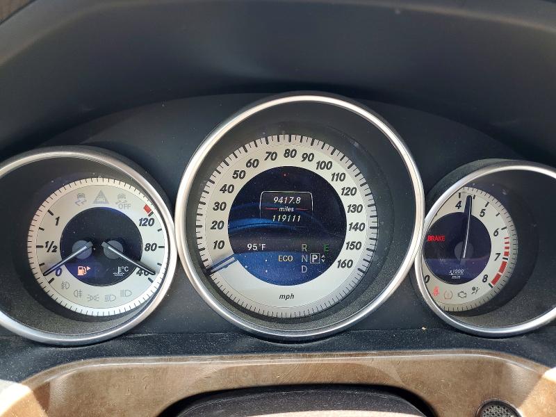 2014 Mercedes-benz E-klasse VIN WDDHF5KB6EA796368 COPART salvage auction — REAR END, TX - SALVAGE VEHICLE TITLE (P), sold $3,750 on 2026-07-16 (photo 9)