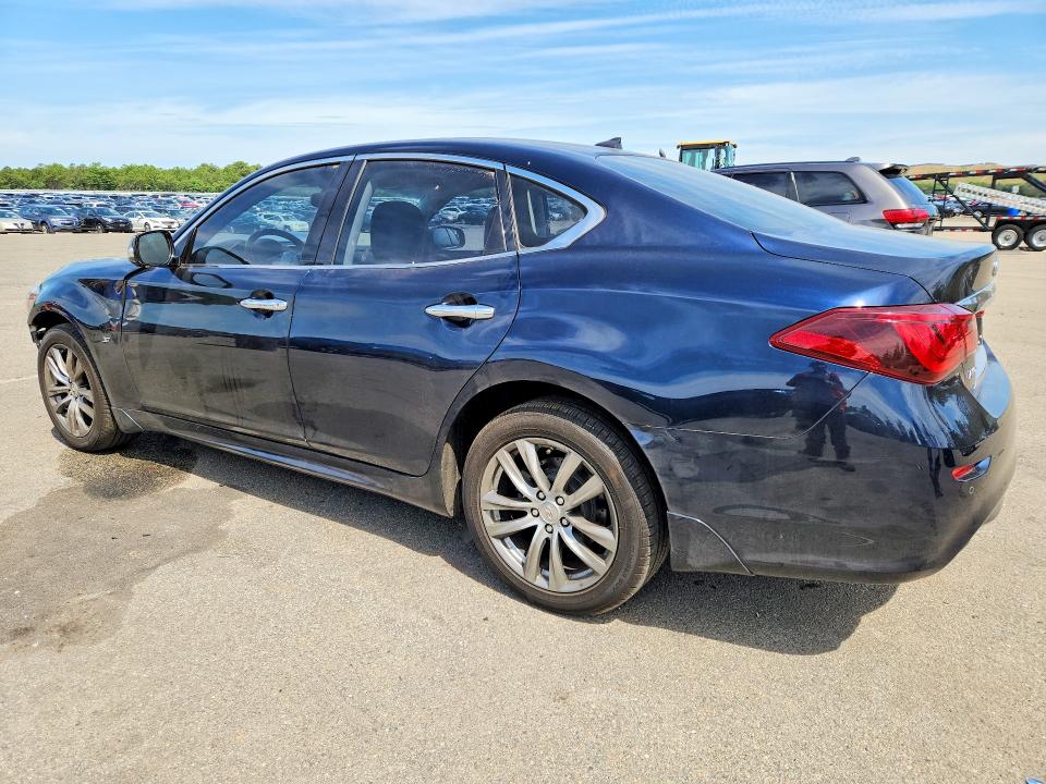 2019 Infiniti Q70 VIN JN1BY1AR8KM586000 COPART salvage auction — FRONT END, Ny - Mv-907A Salvage Certificate, sold $625 on 2026-07-22 (photo 2)