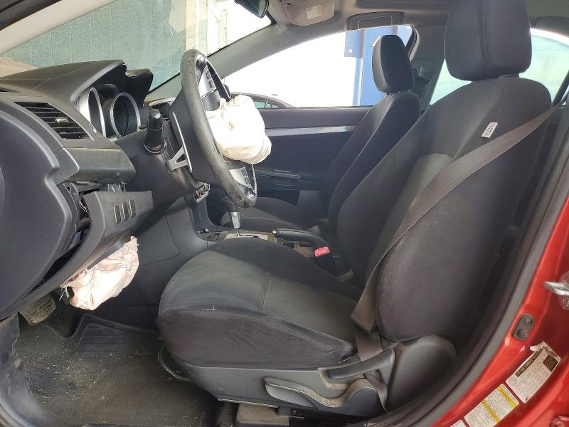 2009 Mitsubishi Lancer VIN JA3AU86W79U008765 COPART salvage auction — FRONT END, Az - Cert Of Title - Salvage, sold $300 on 2026-07-14 (photo 7)