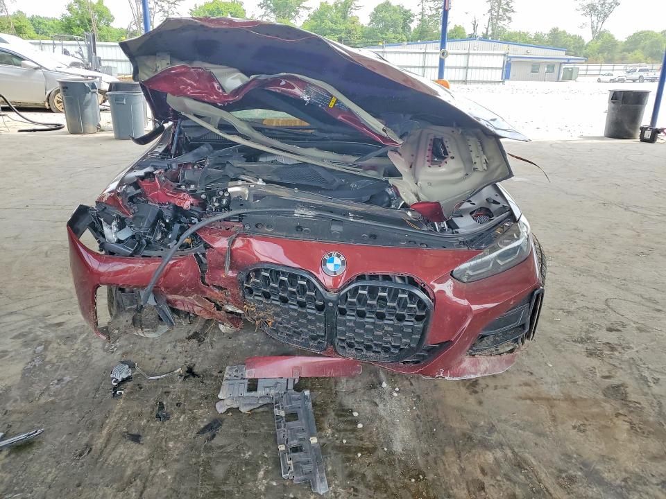 2022 BMW M4 VIN WBA83AP02NCH72317 COPART salvage auction — FRONT END, Ga - Cert Of Title-Salvage, sold $300 on 2026-07-30 (photo 5)