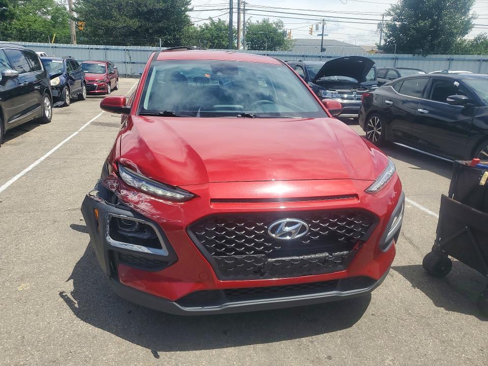 2021 Hyundai Kona VIN KM8K12AA2MU709922 COPART salvage auction — REAR END, Oh - Cert Of Title-Salvage, sold $3,375 on 2026-07-18 (photo 5)