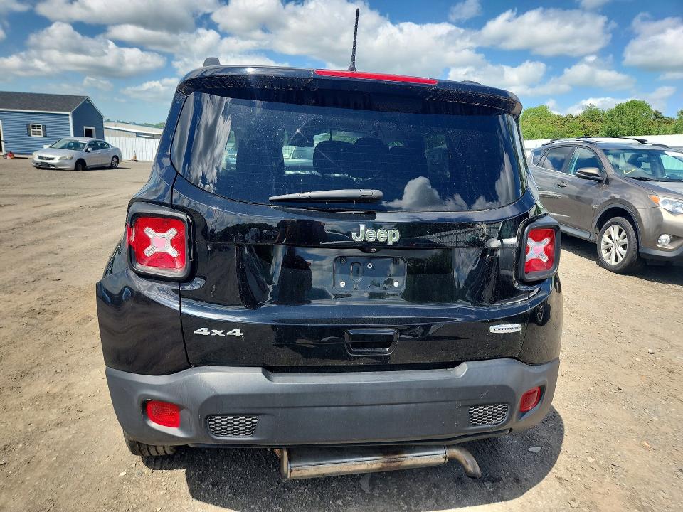 2019 Jeep Renegade VIN ZACNJBBB1KPK42545 COPART salvage auction — FRONT END, Ma - Cert Of Title-Salvage, sold $300 on 2026-07-08 (photo 6)