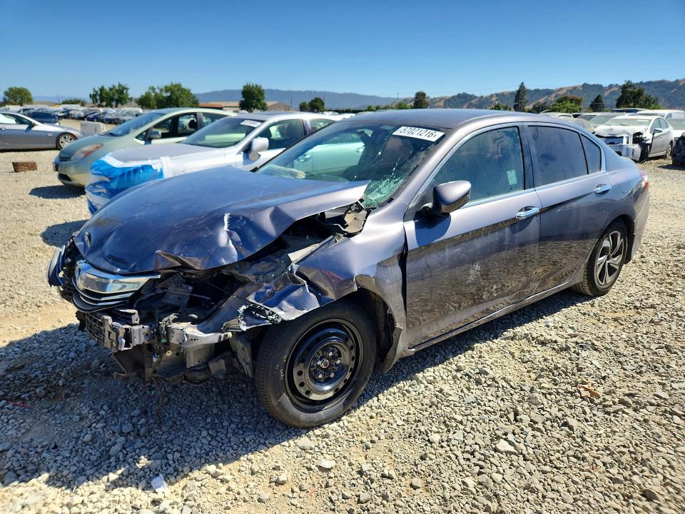 2017 Honda VIN 1HGCR2F34HA256360 COPART salvage auction — FRONT END, Ca - Salvage Certificate, sold $925 on 2026-07-04 (photo 1)