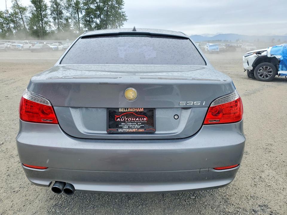 2008 BMW 5 series VIN WBANW13578CZ84451 COPART salvage auction — FRONT END, Wa - Cert Of Ownership-Rebuilt (P), sold $325 on 2026-07-27 (photo 6)