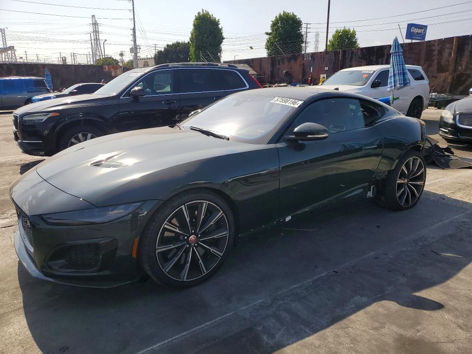 2022 Jaguar F-type VIN SAJD51FE7NCK77666 COPART salvage auction — REAR END, Ca - Salvage Certificate, sold $40,500 on 2026-07-10 (photo 1)