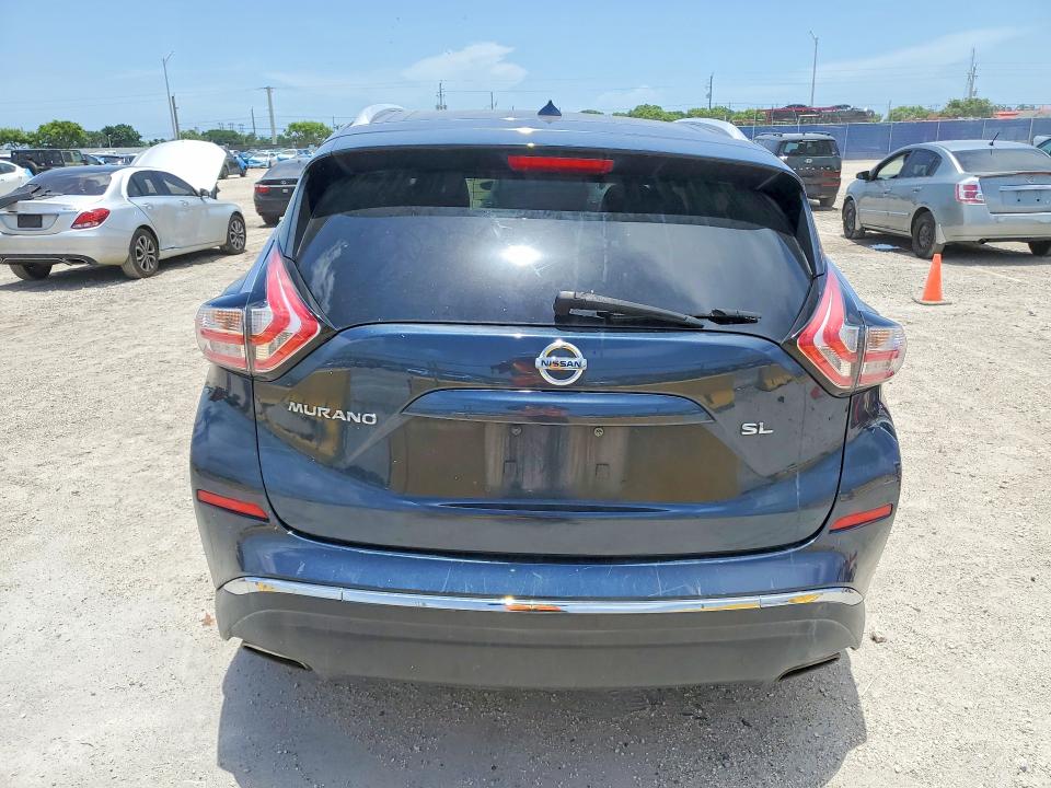 2015 Nissan Murano VIN 5N1AZ2MG2FN234550 COPART salvage auction — SIDE, Salvage Title, sold $1,100 on 2026-07-29 (photo 6)