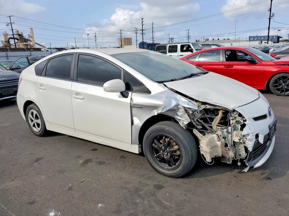 2013 Toyota Prius VIN JTDKN3DU4D5671883 COPART salvage auction — FRONT END, Ca - Salvage Certificate, sold $1,400 on 2026-07-15 (photo 4)